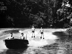 Water skiing on the Chattooga River, Picture was used in publication to attract industry in the 1950’s
